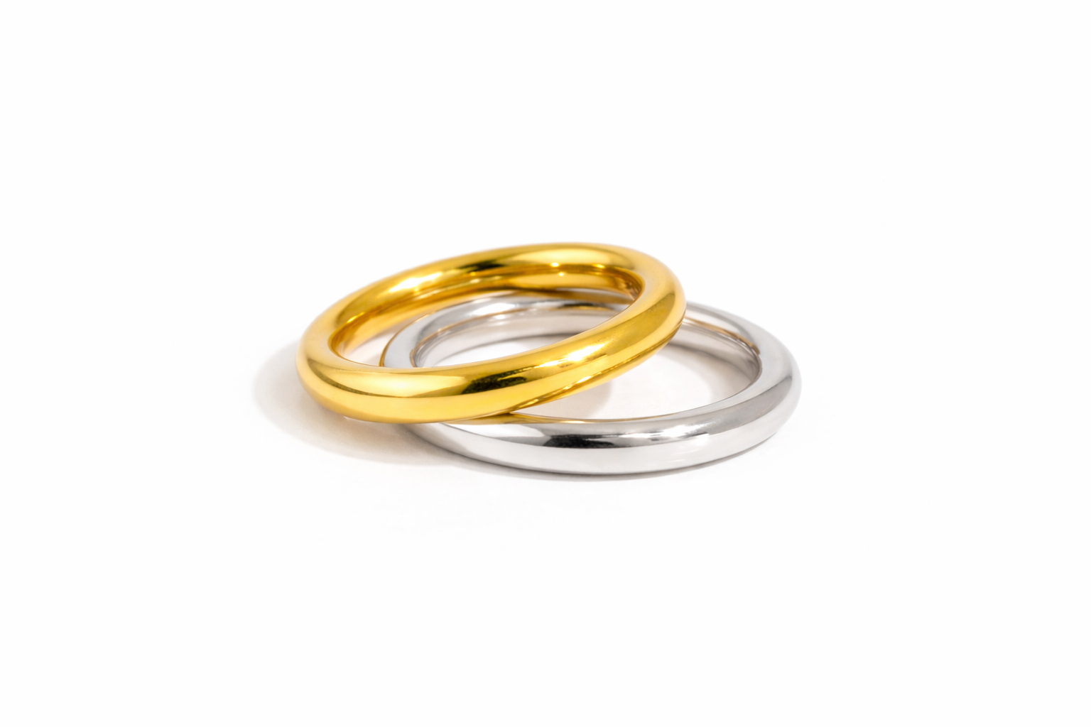 The Eloise Gold & Silver Stack Ring