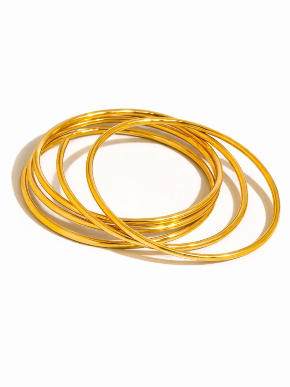 The Serena Bangles - Gold & Silver (3 set)