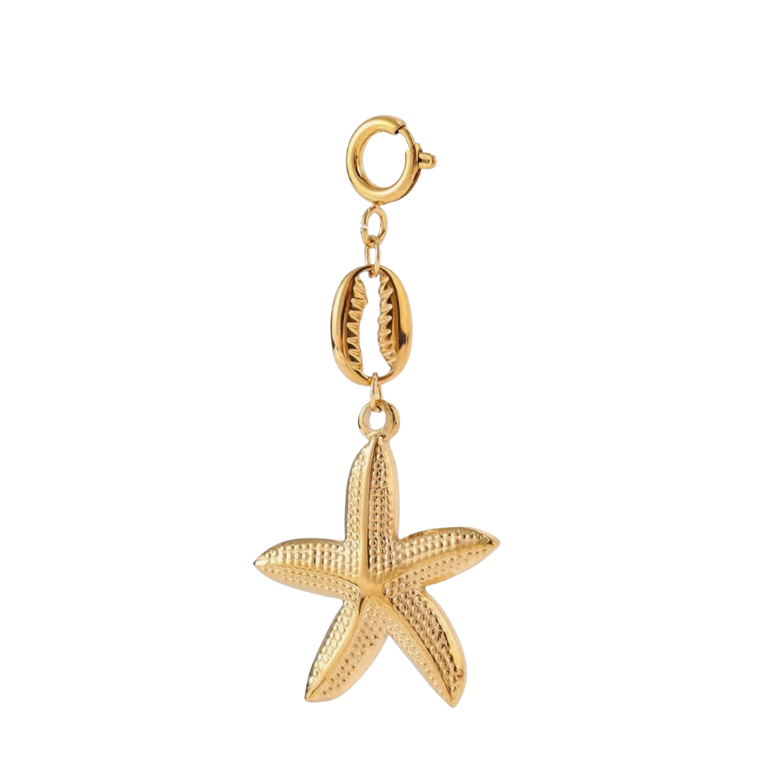 Starfish Bikini Charm - Gold